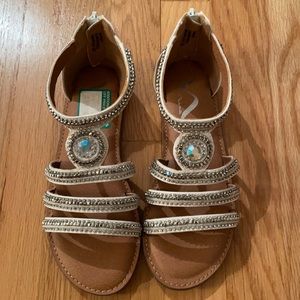🎉HP 7/21🎉NWT Girls NINA Jeweled Zip Sandal Sz. 4